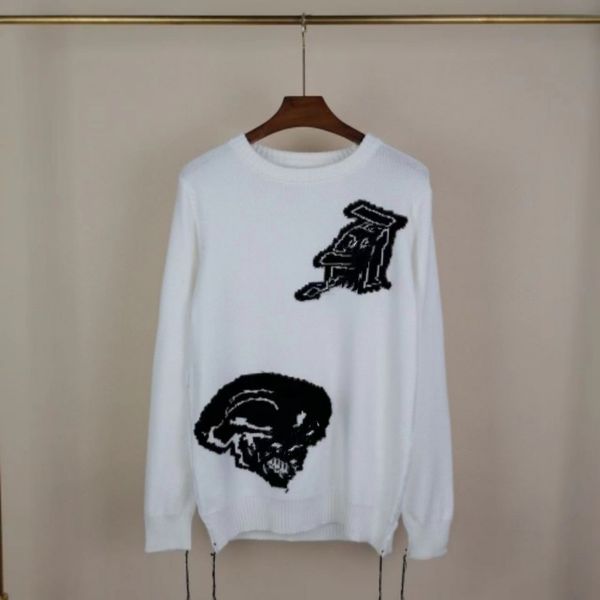 2023 designer shirt men hoodie sweatshirt new qeen skull letter jacquard pullover loose sweater black white green asia size s l xl xxl men, White;black
2023 designer shirt men hoodie sweatshirt new qeen skull letter jacquard pullover loose sweater black white green asia size s l xl xxl men, White;black