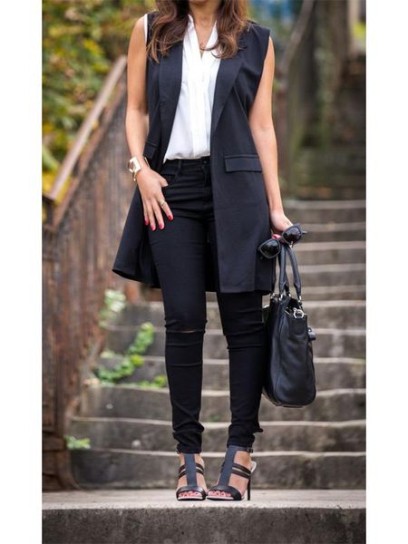 pants women's vest long cardigan casual simple comfortable sleeveless jacket street style fashion coat chalecos mujer invierno 2022, Black
pants women's vest long cardigan casual simple comfortable sleeveless jacket street style fashion coat chalecos mujer invierno 2022, Black