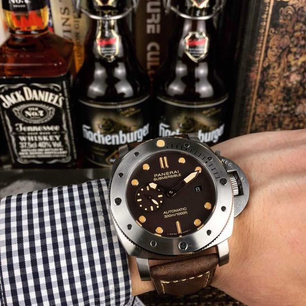 luxury mechanical watch panaral_ swiss automatic mechanical movement sapphire mirror size 47mm imported cowhide watchband volm, Slivery;brown
luxury mechanical watch panaral_ swiss automatic mechanical movement sapphire mirror size 47mm imported cowhide watchband volm, Slivery;brown