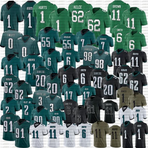 devonta smith aj brown football jerseys d'andre swift eagles jason kelce haason reddick davis nakobe dean jalen hurts dawkins cox dariu, Black;red
devonta smith aj brown football jerseys d'andre swift eagles jason kelce haason reddick davis nakobe dean jalen hurts dawkins cox dariu, Black;red