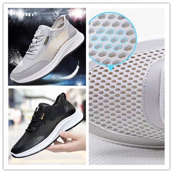 summer hollow sneakers mesh breathable men's casual shoes mesh shoes casual soft bottom comfortable joker running shoes, Black
summer hollow sneakers mesh breathable men's casual shoes mesh shoes casual soft bottom comfortable joker running shoes, Black