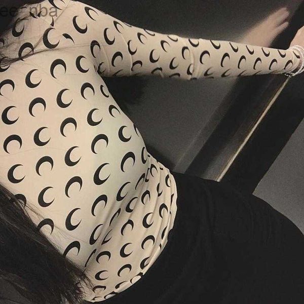 feminine clothes moon print t shirts women long sleeve graphic tee tunics koszulka damska crescent, Black
feminine clothes moon print t shirts women long sleeve graphic tee tunics koszulka damska crescent, Black