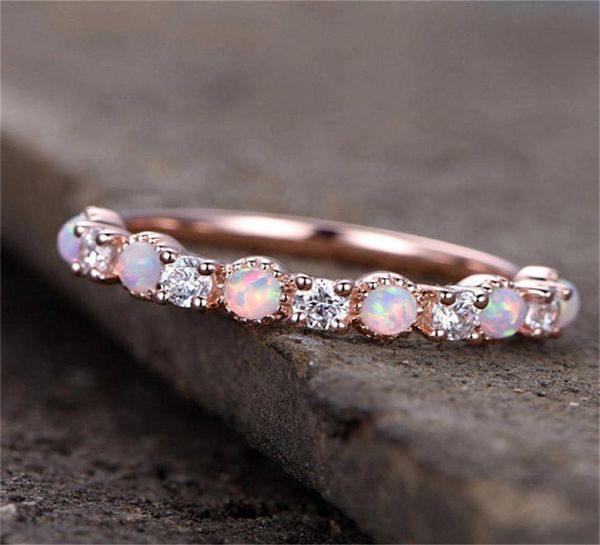 new women gorgeous rose gold filled pink fire opal ring party cocktail rings size 6102042040, Silver
new women gorgeous rose gold filled pink fire opal ring party cocktail rings size 6102042040, Silver