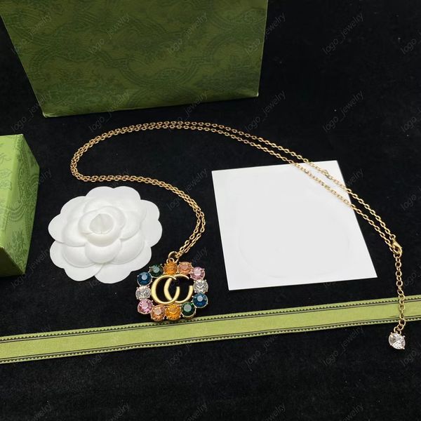 luxury designer fashion square pendant necklace men's and women's same letter color diamond long sweater chain with box, Silver
luxury designer fashion square pendant necklace men's and women's same letter color diamond long sweater chain with box, Silver