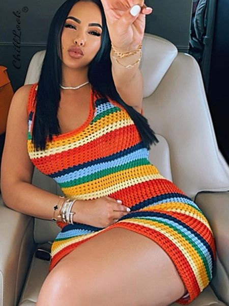urban dresses knitted rainbow patchwork women mini dress casual o-neck sleeveless with holes skinny dresses female trend bodycon streetwear, White;black
urban dresses knitted rainbow patchwork women mini dress casual o-neck sleeveless with holes skinny dresses female trend bodycon streetwear, White;black