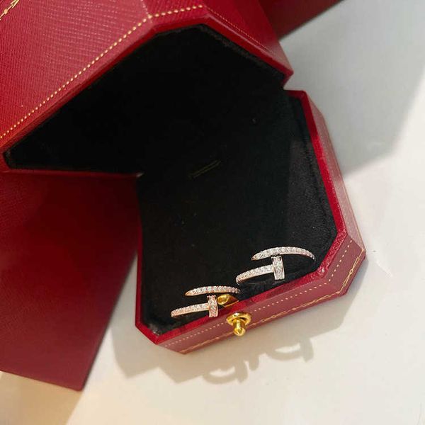 high version s925 sterling silver classic full diamond nail open ring women's 18k gold fashion light luxury carti matching aa213
high version s925 sterling silver classic full diamond nail open ring women's 18k gold fashion light luxury carti matching aa213