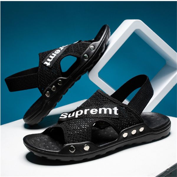 slippers men's summer new korean trend joker beach shoes men's dual-purpose sandals and sandals for driving, Black
slippers men's summer new korean trend joker beach shoes men's dual-purpose sandals and sandals for driving, Black