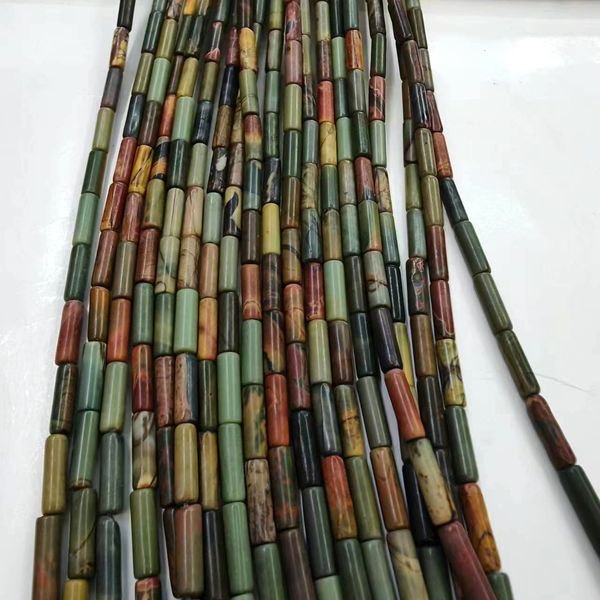 4*13mm natural stone beads cylinder picasso gemstone loose beads for women diy bracelet necklace earrings clothing accessories jewelry makin
4*13mm natural stone beads cylinder picasso gemstone loose beads for women diy bracelet necklace earrings clothing accessories jewelry makin