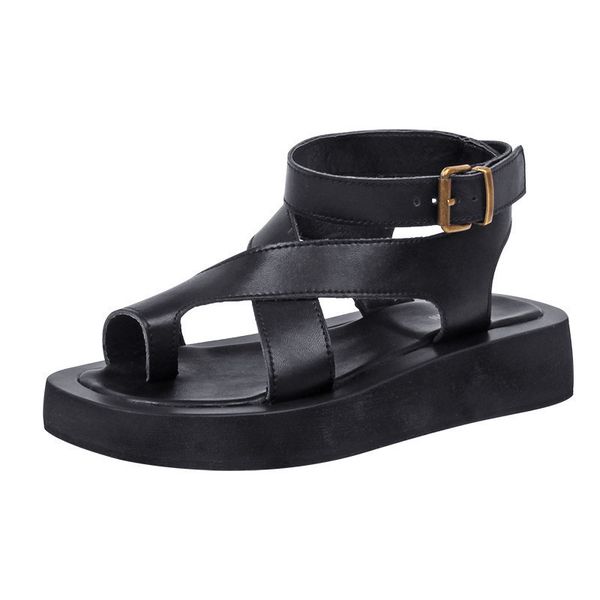 sandals sandals women summer clip toe sandals ladies genuine leather fashion roman women shoes sandals 230707, Black
sandals sandals women summer clip toe sandals ladies genuine leather fashion roman women shoes sandals 230707, Black