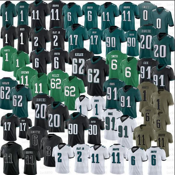 jalen hurts aj eagles brown dawkins football jersey haason reddick jason kelce devonta smith dandre swift fletcher cox darius slay jr davis, Black;red
jalen hurts aj eagles brown dawkins football jersey haason reddick jason kelce devonta smith dandre swift fletcher cox darius slay jr davis, Black;red