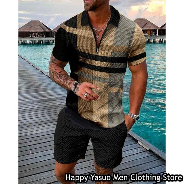 mens tracksuits summer men fashion polo shirt set 2 pieces casual tracksuit turn down collar zipper outfit male suit retro style clothing 23, Gray
mens tracksuits summer men fashion polo shirt set 2 pieces casual tracksuit turn down collar zipper outfit male suit retro style clothing 23, Gray