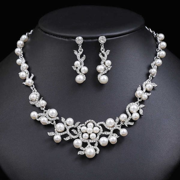 korean pearl necklace earring set bridal dress versatile accessories fashion small fresh alloy electroplated two piece 230628, Silver
korean pearl necklace earring set bridal dress versatile accessories fashion small fresh alloy electroplated two piece 230628, Silver