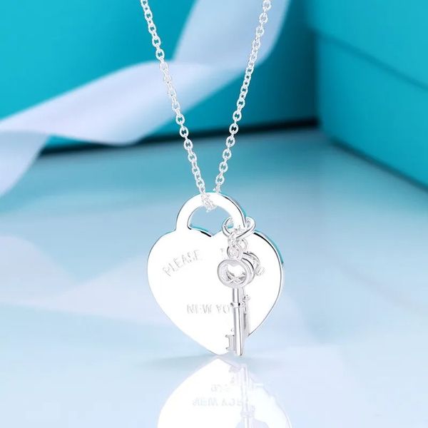 designer jewelry heart necklace please return t-logo key love tag pendant necklace original 925 silver necklaces women wedding jewelry gifts
designer jewelry heart necklace please return t-logo key love tag pendant necklace original 925 silver necklaces women wedding jewelry gifts