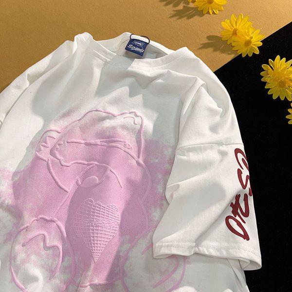 womens tshirt graffiti foam bear short sleeve tshirt men and women ins fashion couple summer loose cute fashion graphic t shirts 230707, White
womens tshirt graffiti foam bear short sleeve tshirt men and women ins fashion couple summer loose cute fashion graphic t shirts 230707, White