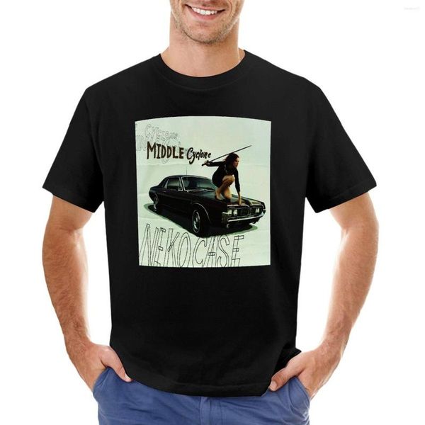 men's polos middle cyclone neko case t-shirt summer mens t shirts, White;black
men's polos middle cyclone neko case t-shirt summer mens t shirts, White;black