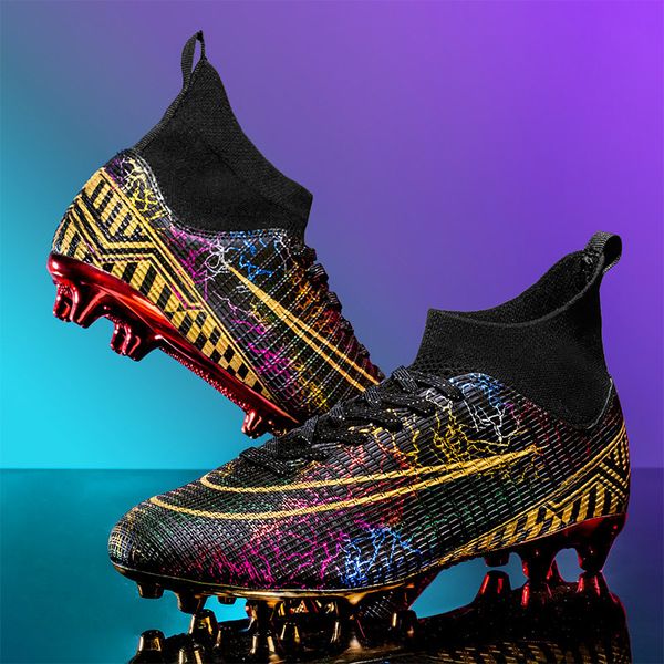 safety shoes professional men anti-slippery futsal football boots outdoor non-slip soccer shoes training high-quality grass sport footwear 2, Black;brown
safety shoes professional men anti-slippery futsal football boots outdoor non-slip soccer shoes training high-quality grass sport footwear 2, Black;brown