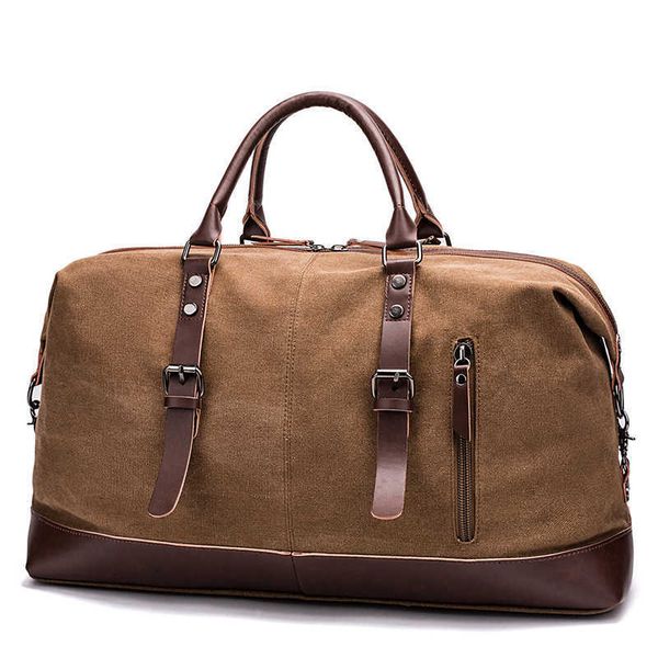 canvas travel bag men's imitation leather outdoor products suitcase travel fitness pgraphy bag large handbag
canvas travel bag men's imitation leather outdoor products suitcase travel fitness pgraphy bag large handbag