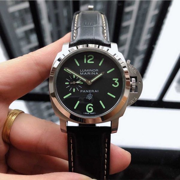 luxury mechanical watch panaral_ swiss automatic mechanical movement sapphire mirror size 44mm cowhide watchband fo2d, Slivery;brown
luxury mechanical watch panaral_ swiss automatic mechanical movement sapphire mirror size 44mm cowhide watchband fo2d, Slivery;brown