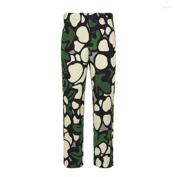 men's pants miyake summer all-match wide leg 2023 casual hip hop pleated cropped straight print overalls fashion, Black
men's pants miyake summer all-match wide leg 2023 casual hip hop pleated cropped straight print overalls fashion, Black