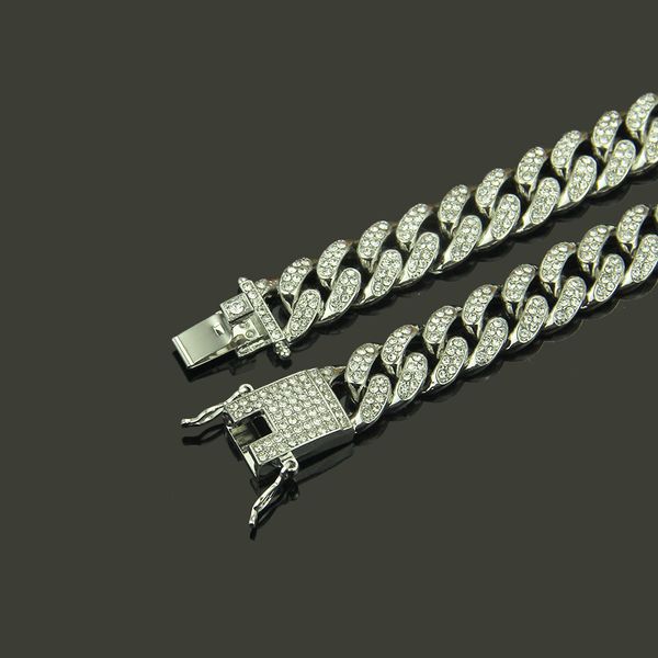 designer jewelry 30inch wide1.2cm cuban link chain mens iced out miami cuban necklace silver gold bling diamond hip hop rapper night club je
designer jewelry 30inch wide1.2cm cuban link chain mens iced out miami cuban necklace silver gold bling diamond hip hop rapper night club je