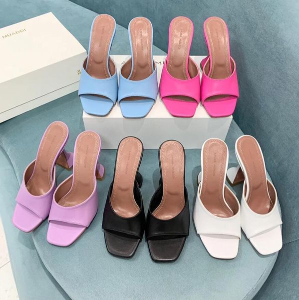 amina muaddi begum leather slippers mules sandals shoes open toes slip-on slides spool heel 9.5cm women's heels luxury designers heeled, Black
amina muaddi begum leather slippers mules sandals shoes open toes slip-on slides spool heel 9.5cm women's heels luxury designers heeled, Black