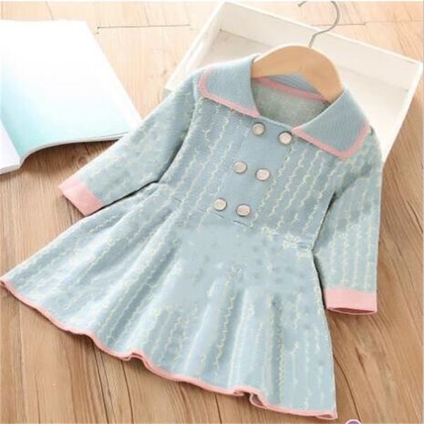 designer baby girls sweater dress autumn winter knitted turn-down collar dresses letters printed kids coat cute princess dress children clot, Red;yellow 
designer baby girls sweater dress autumn winter knitted turn-down collar dresses letters printed kids coat cute princess dress children clot, Red;yellow