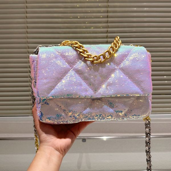 womens 19 series sequins shimmer glitter shoulder bags classic flap quilted gold/sivler metal valentine chain crossbody shoudler handbags 5c
womens 19 series sequins shimmer glitter shoulder bags classic flap quilted gold/sivler metal valentine chain crossbody shoudler handbags 5c