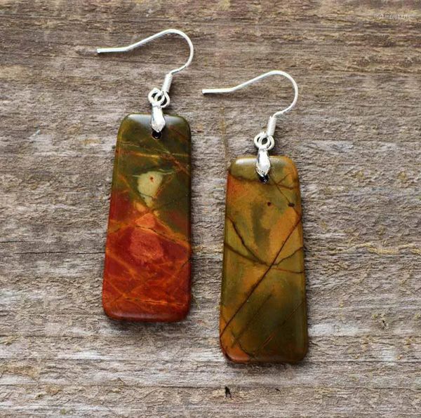 dangle earrings women natural picasso stone bohemia designer luxury ethnic jewelry gifts, Golden;silver
dangle earrings women natural picasso stone bohemia designer luxury ethnic jewelry gifts, Golden;silver