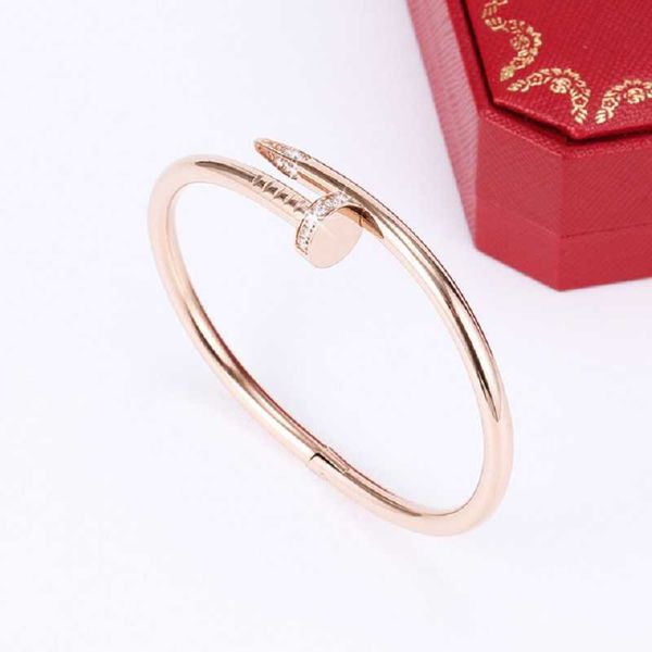 internet celebrity star style nail bracelet 18k rose gold love colorful with diamonds female 925 sterling silver couple male wide edition, Black
internet celebrity star style nail bracelet 18k rose gold love colorful with diamonds female 925 sterling silver couple male wide edition, Black