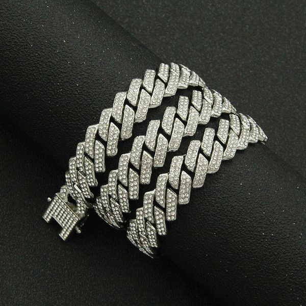 designer jewelry 20inch wide1.3cm cuban link chain men iced out miami cuban necklace silver gold bling double row drill diamond hip hop rapp
designer jewelry 20inch wide1.3cm cuban link chain men iced out miami cuban necklace silver gold bling double row drill diamond hip hop rapp