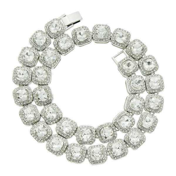 designer jewelry short square diamond cuban link chain men iced out miami cuban necklace gold bling big zircon hip hop rapper night club jew, Silver
designer jewelry short square diamond cuban link chain men iced out miami cuban necklace gold bling big zircon hip hop rapper night club jew, Silver