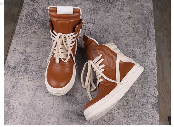 rick shoes ro owens sheepskin yellow high increase round head casual sneakers for men's women's, Black
rick shoes ro owens sheepskin yellow high increase round head casual sneakers for men's women's, Black