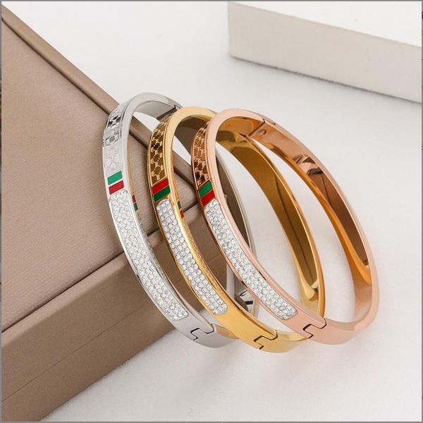 tennis new european and american style red green diamond titanium steel plated rose gold bracelet, simple and versatile bracelet, Golden;silver
tennis new european and american style red green diamond titanium steel plated rose gold bracelet, simple and versatile bracelet, Golden;silver