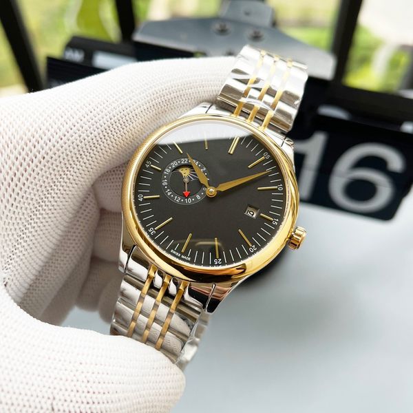 2023 new gentleman simple fashion optional steel straps and straps mens watch luxury designer watches automatic mechanical watchs style no b, Slivery;brown
2023 new gentleman simple fashion optional steel straps and straps mens watch luxury designer watches automatic mechanical watchs style no b, Slivery;brown