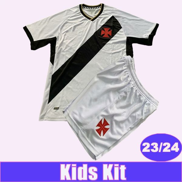 23 24 vasco da gama raniel kids kit soccer jerseys g. pec juninho getulio away white football shirt child short sleeve uniforms, Black
23 24 vasco da gama raniel kids kit soccer jerseys g. pec juninho getulio away white football shirt child short sleeve uniforms, Black