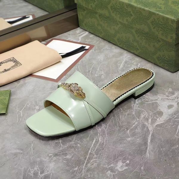 female designer sandals fashion luxury flat heel italian leather outsole rhinestone decorative square head sandals outdoor beach dress flip-, Black
female designer sandals fashion luxury flat heel italian leather outsole rhinestone decorative square head sandals outdoor beach dress flip-, Black