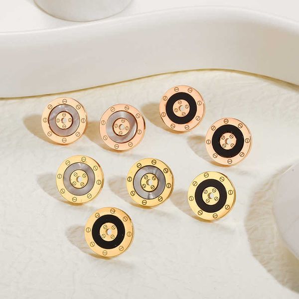 internet celebrity carti ear studs titanium steel korean round inlaid fritillaria gold plating advanced versatile earrings colorless jewelry, Golden;silver
internet celebrity carti ear studs titanium steel korean round inlaid fritillaria gold plating advanced versatile earrings colorless jewelry, Golden;silver