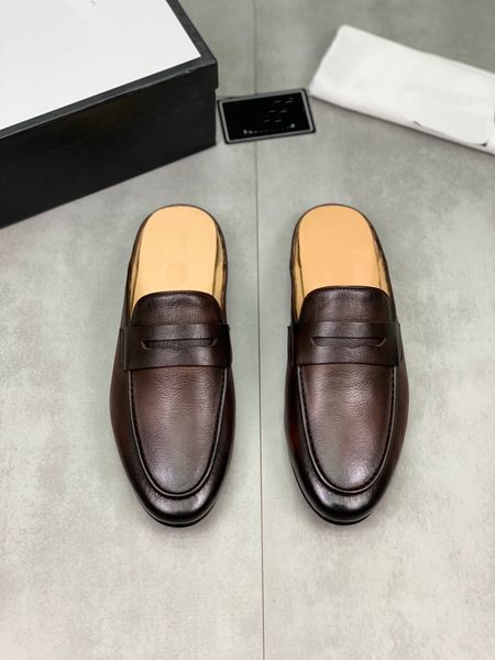 designer mules slippers men loafers genuine leather sandals luxury casual shoes horsebit half drag princetown metal chain shoe cowhide slipp, Black
designer mules slippers men loafers genuine leather sandals luxury casual shoes horsebit half drag princetown metal chain shoe cowhide slipp, Black