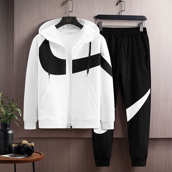 men's tracksuits fall/winter men's sportswear casual suit men's hooded cardigan sportswear running wear two piece set mens jo, Gray
men's tracksuits fall/winter men's sportswear casual suit men's hooded cardigan sportswear running wear two piece set mens jo, Gray