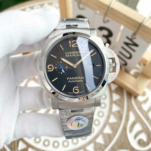 luxury mechanical watch panaral_ sapphire mirror swiss automatic movement size 44mm 904 steel strap hd2x, Slivery;brown
luxury mechanical watch panaral_ sapphire mirror swiss automatic movement size 44mm 904 steel strap hd2x, Slivery;brown