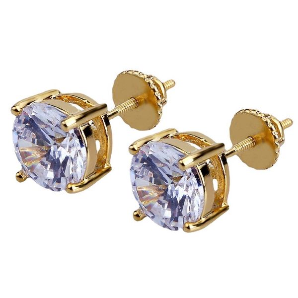 stud earring 18k gold hip hop iced out cz zirconia round stud earrings 8mm men women diamond earrings studs rock rapper jewelry gifts 1420, Golden
stud earring 18k gold hip hop iced out cz zirconia round stud earrings 8mm men women diamond earrings studs rock rapper jewelry gifts 1420, Golden