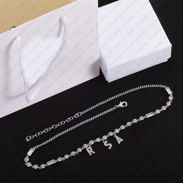 luxury silver-tone rhinestone monogrammed necklace. fashion brand designer necklaces. wedding party favors, pretty designer jewelry.
luxury silver-tone rhinestone monogrammed necklace. fashion brand designer necklaces. wedding party favors, pretty designer jewelry.
