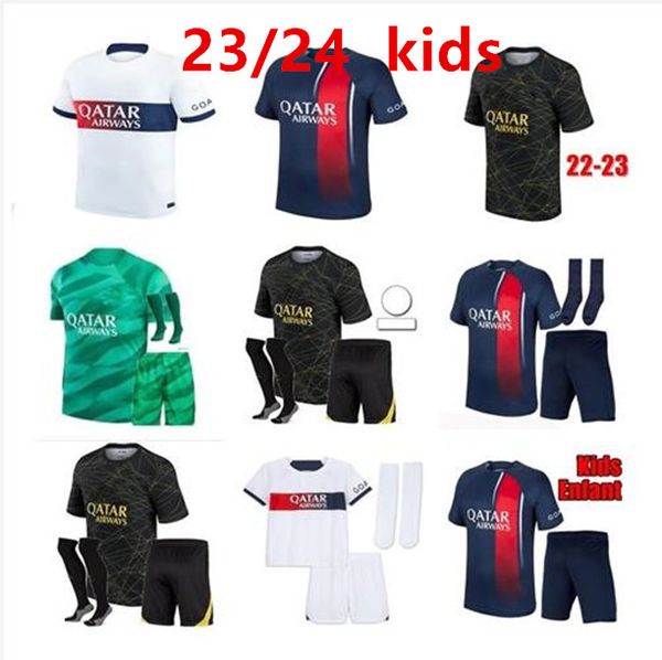 22 23 24 kids with shorts and socks soccer jerseys 2023 2024 paris psgs men sets mbappe sergio ramos children suit football shirts t enfants, Black
22 23 24 kids with shorts and socks soccer jerseys 2023 2024 paris psgs men sets mbappe sergio ramos children suit football shirts t enfants, Black
