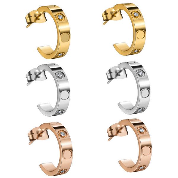 original designer carti titanium steel fashion earrings women's screw pattern with drill no w2pq, Golden;silver
original designer carti titanium steel fashion earrings women's screw pattern with drill no w2pq, Golden;silver