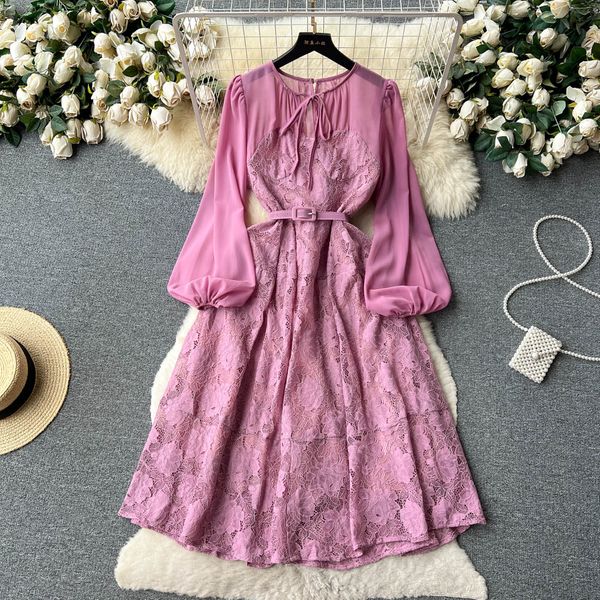 casual dresses new fashion long sleeve lace patchwork a-line dress for women's summer korean slim party clothes vestidos de verano muje, Black;gray
casual dresses new fashion long sleeve lace patchwork a-line dress for women's summer korean slim party clothes vestidos de verano muje, Black;gray