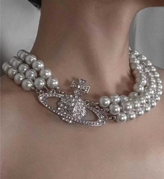 dark glory yan zhen kendou same style empress dowager pearl necklace exaggerated full diamond collar chain, Silver
dark glory yan zhen kendou same style empress dowager pearl necklace exaggerated full diamond collar chain, Silver