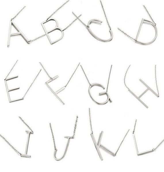 stainless steel az 26 pcs english alphabet initial necklace silver gold plated capital letter pendant jewelry for women 8002208
stainless steel az 26 pcs english alphabet initial necklace silver gold plated capital letter pendant jewelry for women 8002208