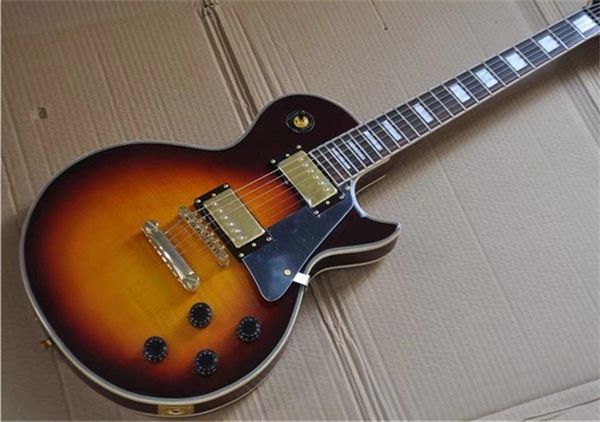 factory custom tiger flame maple sunburst electric guitar mahogany body rosewood fingerboard golden hardware
factory custom tiger flame maple sunburst electric guitar mahogany body rosewood fingerboard golden hardware