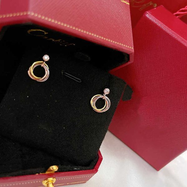 designer new new three rings colors single diamond earrings noble elegant fashionable and minimalist carti's same aa879, Golden;silver
designer new new three rings colors single diamond earrings noble elegant fashionable and minimalist carti's same aa879, Golden;silver
