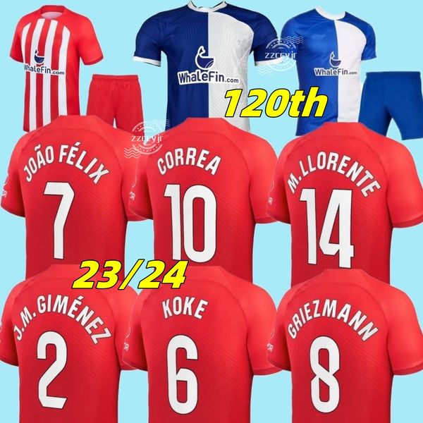 23 24 madrid joao felix soccer jerseys 120th anniversary 2023 m.llorente griezmann koke saul correa lemar football shirts men atletico morat, Black;yellow
23 24 madrid joao felix soccer jerseys 120th anniversary 2023 m.llorente griezmann koke saul correa lemar football shirts men atletico morat, Black;yellow